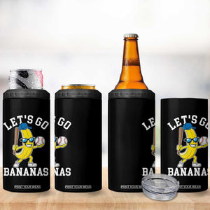 Funny Banana 4 in 1 Can Cooler Tumbler Lets Go Bananas TS10 Print Your Wear