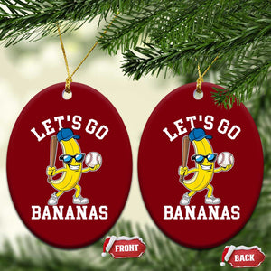 Funny Banana Ceramic Ornament Lets Go Bananas TS10 Print Your Wear