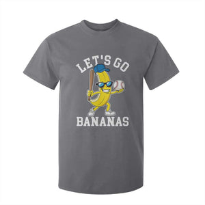 Funny Banana T Shirt For Kid Lets Go Bananas TS10 Charcoal Print Your Wear
