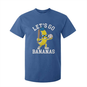 Funny Banana T Shirt For Kid Lets Go Bananas TS10 Royal Blue Print Your Wear