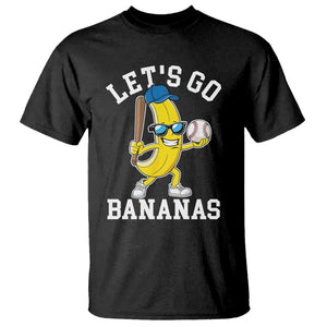 Funny Banana T Shirt Lets Go Bananas TS10 Black Print Your Wear