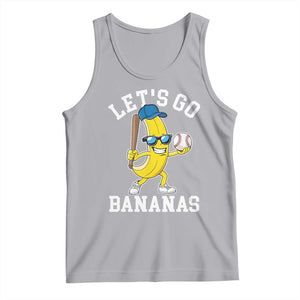 Funny Banana Tank Top Lets Go Bananas TS10 Athletic Heather Print Your Wear