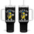 Funny Banana Tumbler With Handle Lets Go Bananas TS10 One Size: 40 oz Black Print Your Wear
