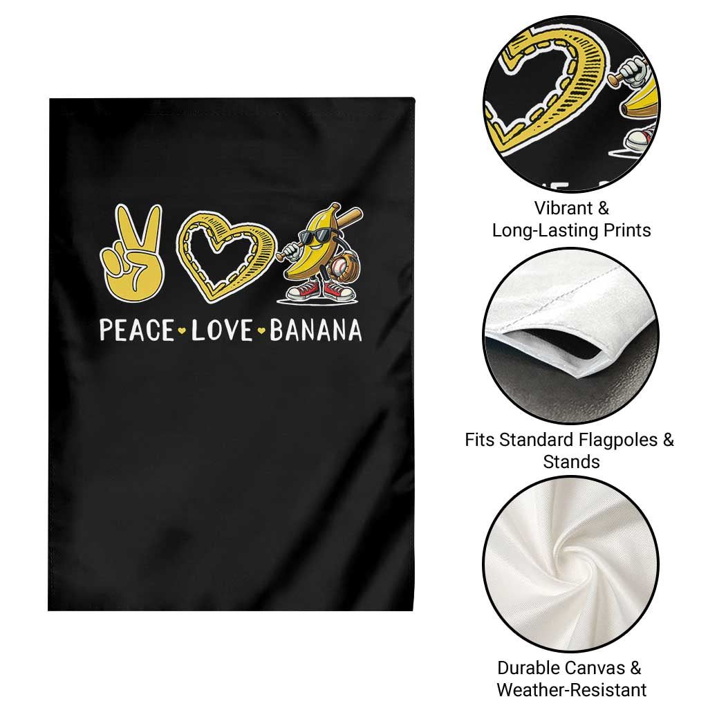 Funny Love Bananas Garden Flag Cute Banana Gifts TS10 Print Your Wear