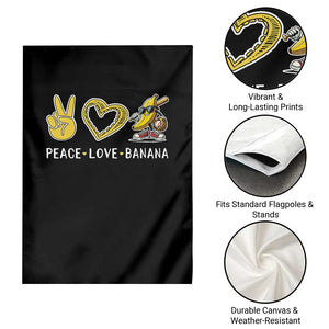 Funny Love Bananas Garden Flag Cute Banana Gifts TS10 Print Your Wear