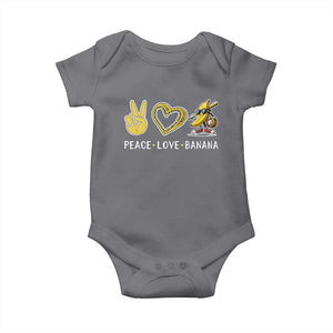 Funny Love Bananas Baby Onesie Cute Banana Gifts TS10 Charcoal Print Your Wear