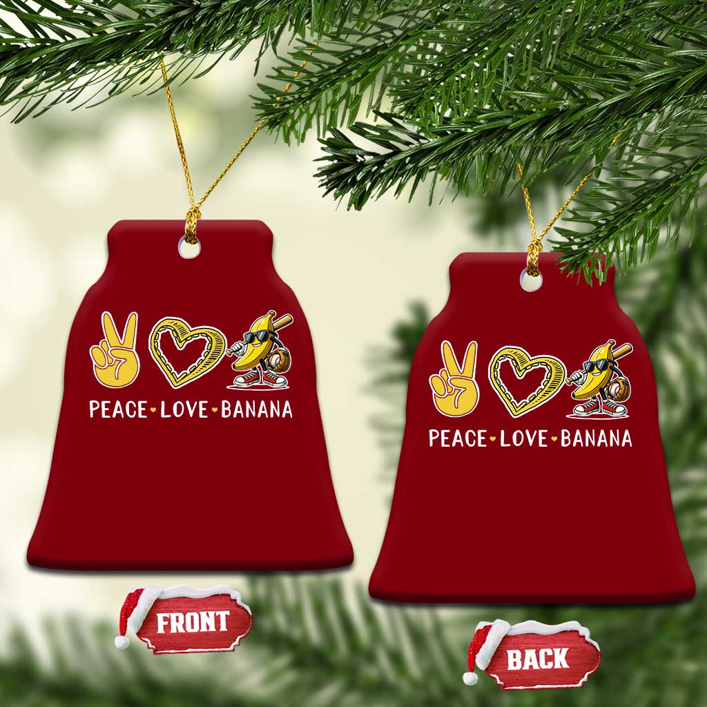 Funny Love Bananas Ceramic Ornament Cute Banana Gifts TS10 Print Your Wear