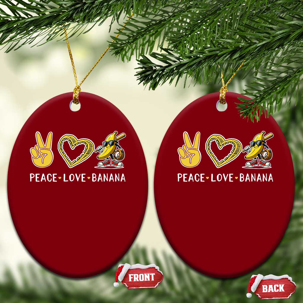 Funny Love Bananas Ceramic Ornament Cute Banana Gifts TS10 Print Your Wear