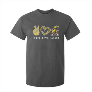 Funny Love Bananas T Shirt For Kid Cute Banana Gifts TS10 Dark Heather Print Your Wear