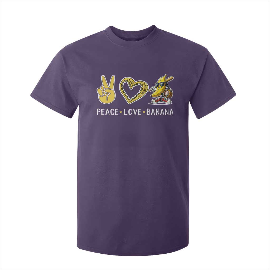 Funny Love Bananas T Shirt For Kid Cute Banana Gifts TS10 Purple Print Your Wear