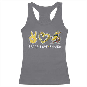 Funny Love Bananas Racerback Tank Top Cute Banana Gifts TS10 Charcoal Print Your Wear