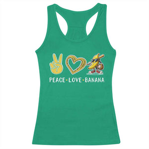 Funny Love Bananas Racerback Tank Top Cute Banana Gifts TS10 Irish Green Print Your Wear