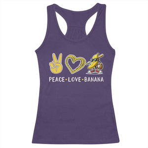 Funny Love Bananas Racerback Tank Top Cute Banana Gifts TS10 Purple Print Your Wear