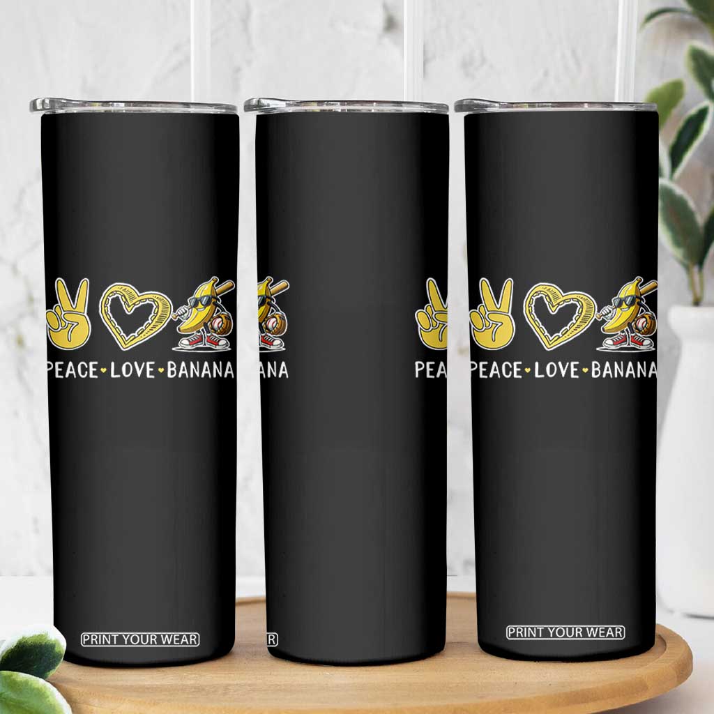 Funny Love Bananas Skinny Tumbler Cute Banana Gifts TS10 Print Your Wear