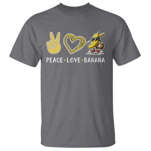 Funny Love Bananas T Shirt Cute Banana Gifts TS10 Charcoal Print Your Wear
