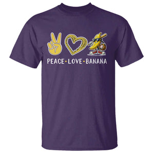 Funny Love Bananas T Shirt Cute Banana Gifts TS10 Purple Print Your Wear