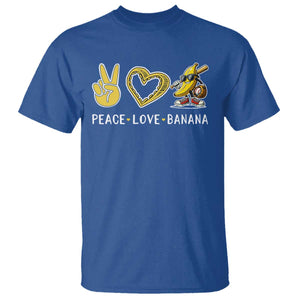 Funny Love Bananas T Shirt Cute Banana Gifts TS10 Royal Blue Print Your Wear