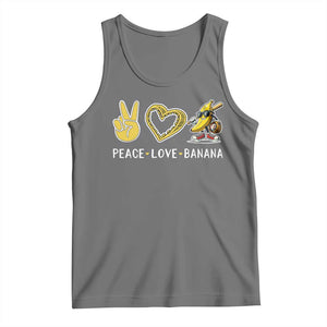 Funny Love Bananas Tank Top Cute Banana Gifts TS10 Black Heather Print Your Wear