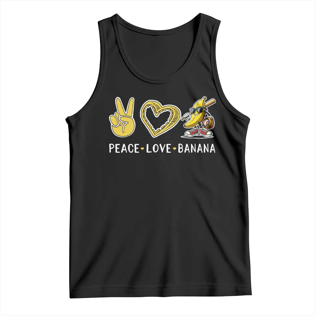 Funny Love Bananas Tank Top Cute Banana Gifts TS10 Black Print Your Wear