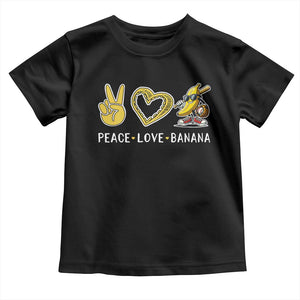 Funny Love Bananas Toddler T Shirt Cute Banana Gifts TS10 Black Print Your Wear
