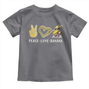 Funny Love Bananas Toddler T Shirt Cute Banana Gifts TS10 Charcoal Print Your Wear