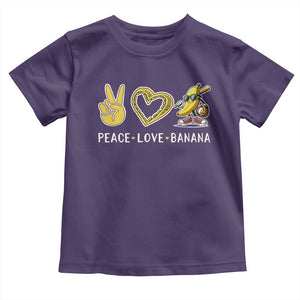 Funny Love Bananas Toddler T Shirt Cute Banana Gifts TS10 Purple Print Your Wear