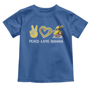 Funny Love Bananas Toddler T Shirt Cute Banana Gifts TS10 Royal Blue Print Your Wear
