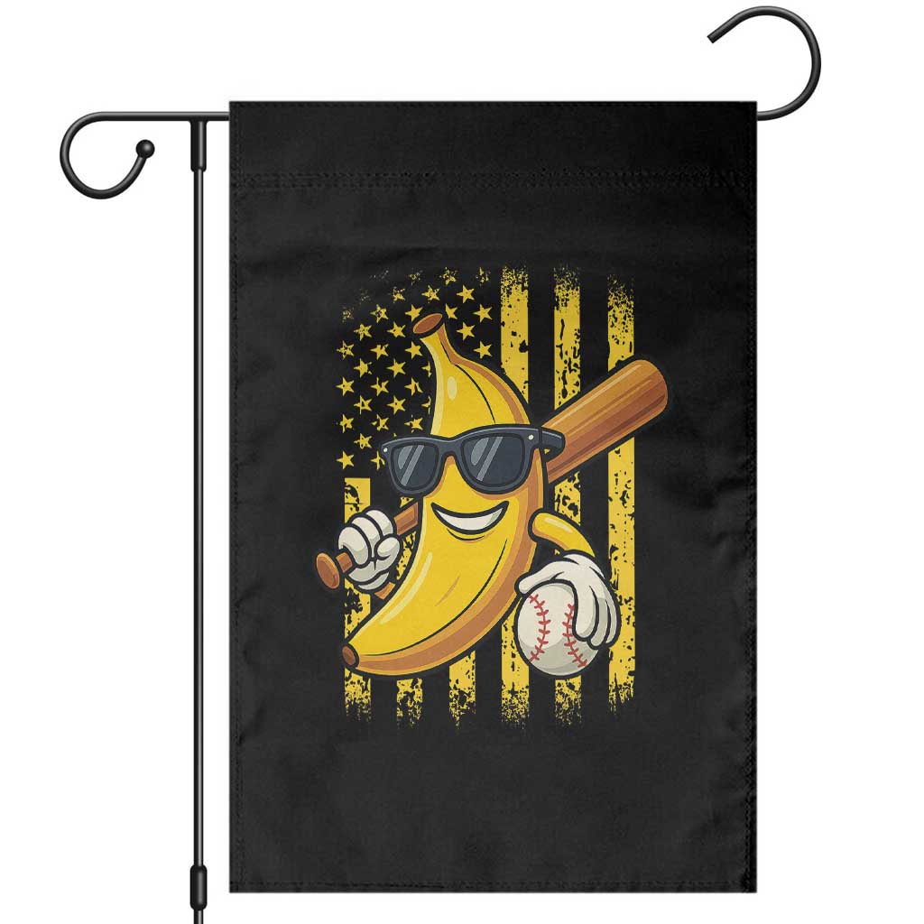 Retro Bananas Garden Flag Vintage American Flag Banana Lover TS10 Black Print Your Wear