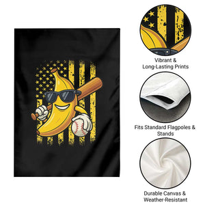Retro Bananas Garden Flag Vintage American Flag Banana Lover TS10 Print Your Wear