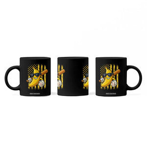 Retro Bananas Coffee Mug Vintage American Flag Banana Lover TS10 Print Your Wear