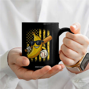 Retro Bananas Coffee Mug Vintage American Flag Banana Lover TS10 Print Your Wear