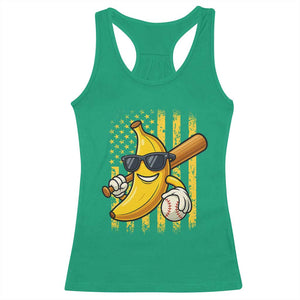 Retro Bananas Racerback Tank Top Vintage American Flag Banana Lover TS10 Irish Green Print Your Wear