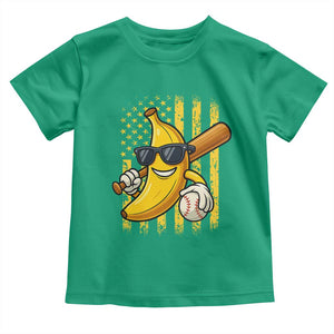Retro Bananas Toddler T Shirt Vintage American Flag Banana Lover TS10 Irish Green Print Your Wear