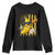Retro Bananas Youth Sweatshirt Vintage American Flag Banana Lover TS10 Black Print Your Wear