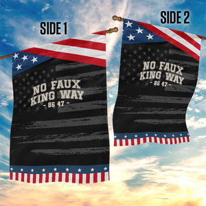 Snarky No Kings In America Garden Flag No Faux King Way 86 47 Vintage Retro TS10 Print Your Wear