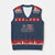 No Kings in America V-Neck Knit Sweater Vest 86 47 US Flag Impeach 47 TS10 Navy Red Print Your Wear