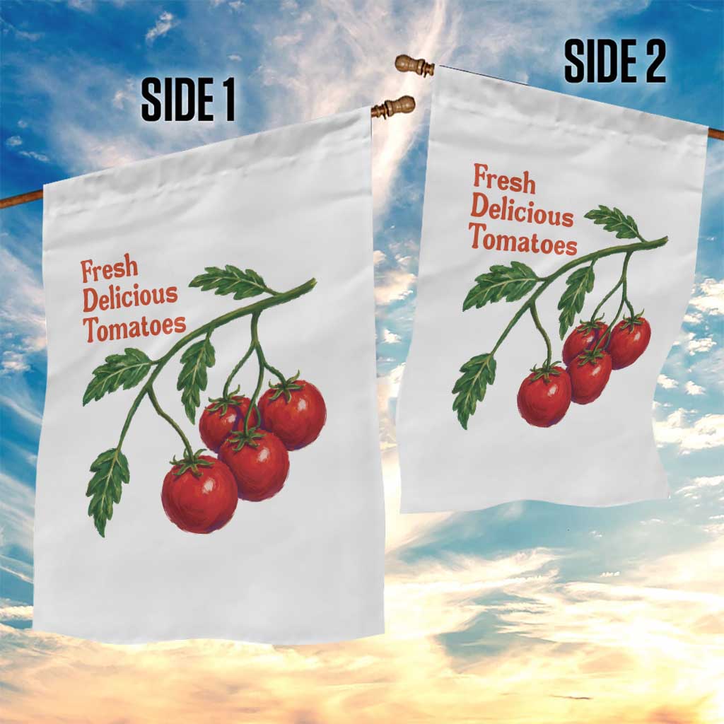 Subtle FDT Garden Flag Fresh Delicious Tomatoes Retro Tomato Vine Graphic Political Humor TS10 Print Your Wear
