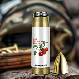 Subtle FDT Bullet Tumbler Fresh Delicious Tomatoes Retro Tomato Vine Graphic Political Humor