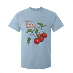 Subtle FDT T Shirt For Kid Fresh Delicious Tomatoes Retro Tomato Vine Graphic Political Humor