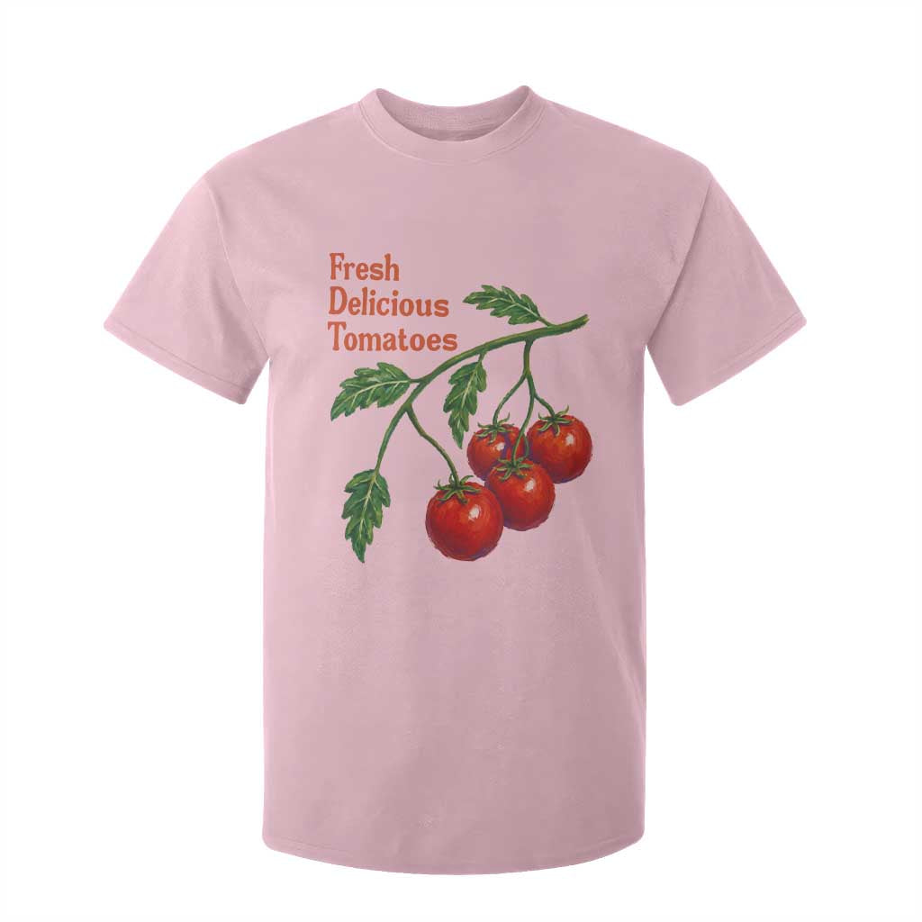 Subtle FDT T Shirt For Kid Fresh Delicious Tomatoes Retro Tomato Vine Graphic Political Humor