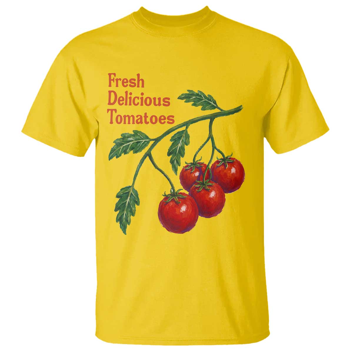 Subtle FDT T Shirt Fresh Delicious Tomatoes Retro Tomato Vine Graphic Political Humor TS10 Daisy Print Your Wear