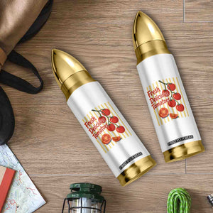 Subtle FDT Bullet Tumbler Fresh Delicious Tomatoes Striped Retro Vintage 80s Subtle FDT