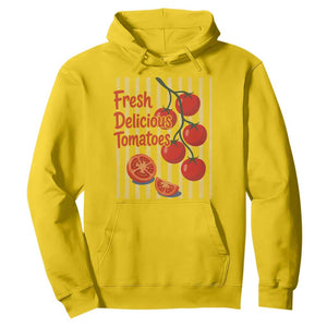 Subtle FDT Hoodie Fresh Delicious Tomatoes Striped Retro Vintage 80s Subtle FDT