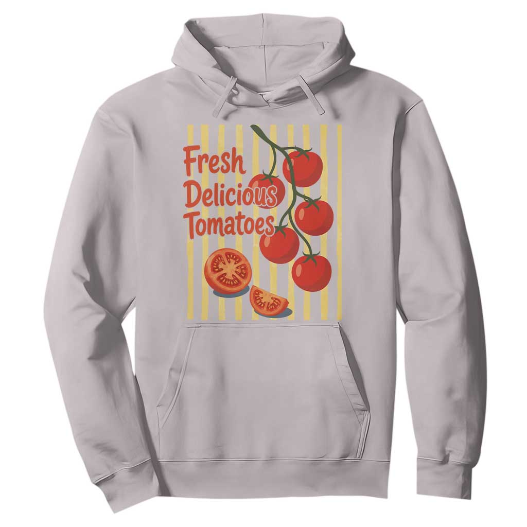 Subtle FDT Hoodie Fresh Delicious Tomatoes Striped Retro Vintage 80s Subtle FDT
