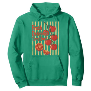 Subtle FDT Hoodie Fresh Delicious Tomatoes Striped Retro Vintage 80s Subtle FDT