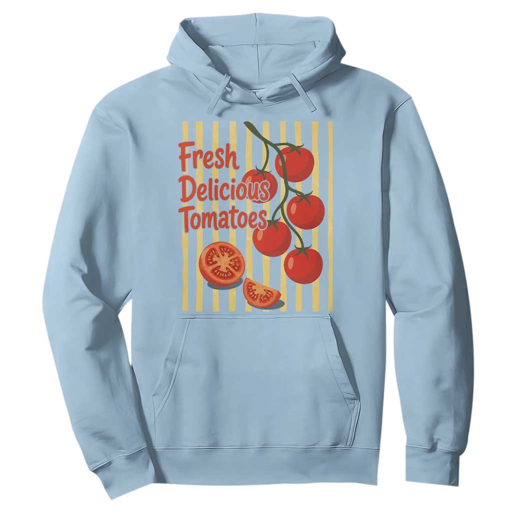 Subtle FDT Hoodie Fresh Delicious Tomatoes Striped Retro Vintage 80s Subtle FDT
