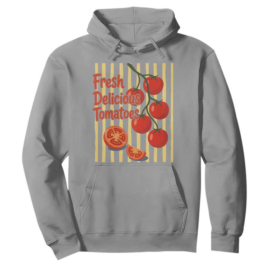 Subtle FDT Hoodie Fresh Delicious Tomatoes Striped Retro Vintage 80s Subtle FDT