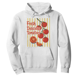 Subtle FDT Hoodie Fresh Delicious Tomatoes Striped Retro Vintage 80s Subtle FDT