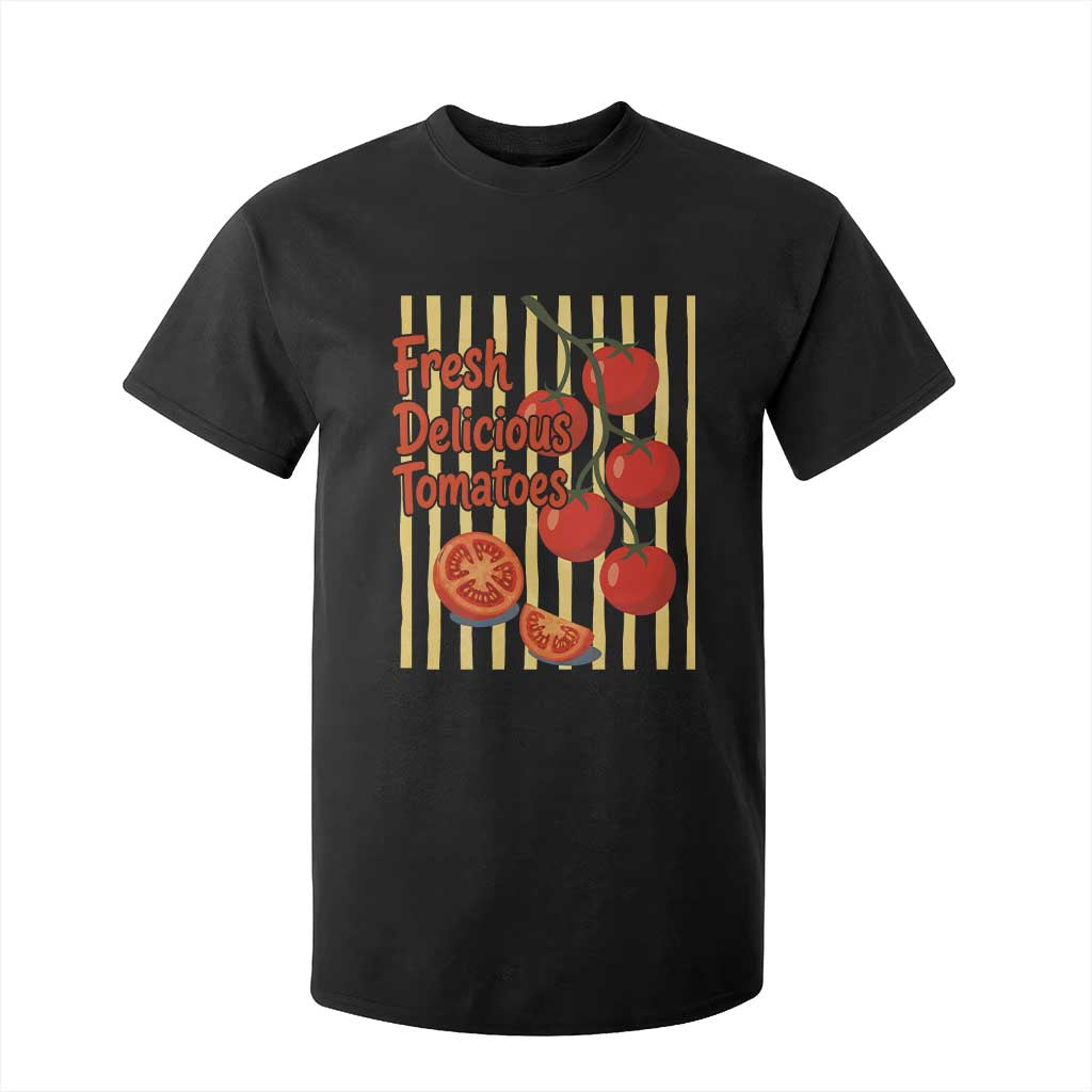 Subtle FDT T Shirt For Kid Fresh Delicious Tomatoes Striped Retro Vintage 80s Subtle FDT