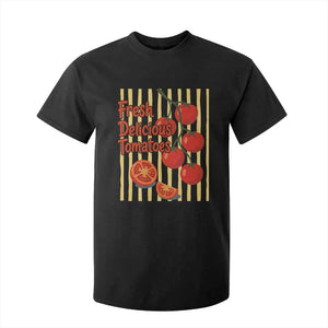 Subtle FDT T Shirt For Kid Fresh Delicious Tomatoes Striped Retro Vintage 80s Subtle FDT